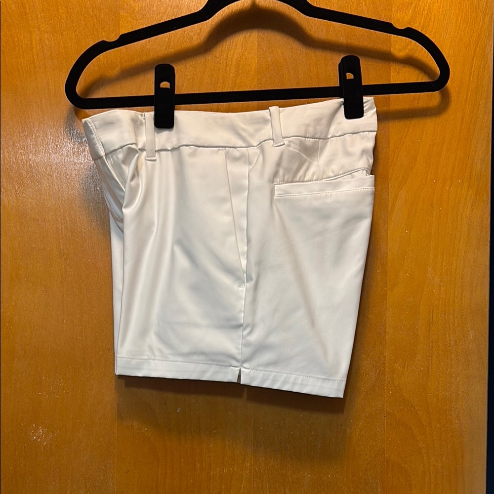 Nike White Gold Shorts Tailored Fit